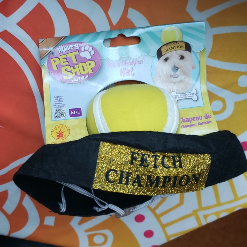FREE w/ any bundle Dog 'fetch champion' hat